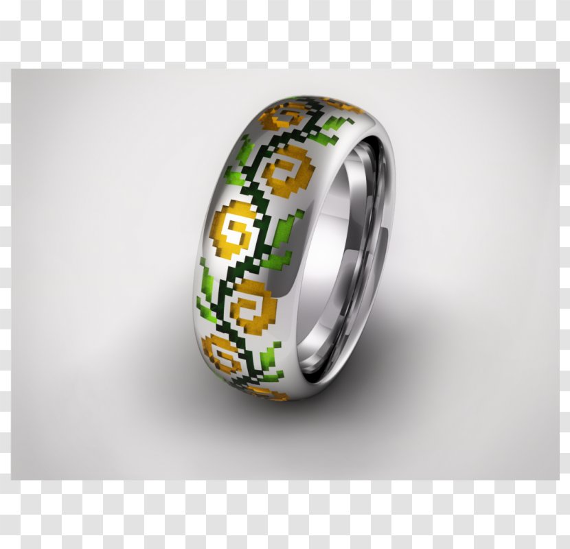 Wedding Ring Silver Bangle - Platinum Transparent PNG