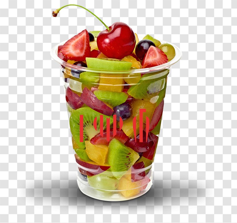 Ice Cream Tutti Frutti Take-out Sundae Fruit Salad - Cup - Fruits Transparent PNG