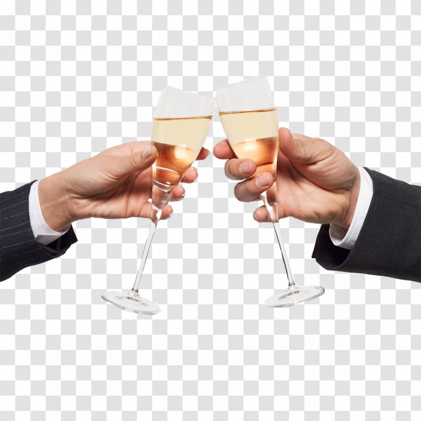 Sticker Fist Muay Thai Drinking - Toast - Cheers For Two People Transparent PNG