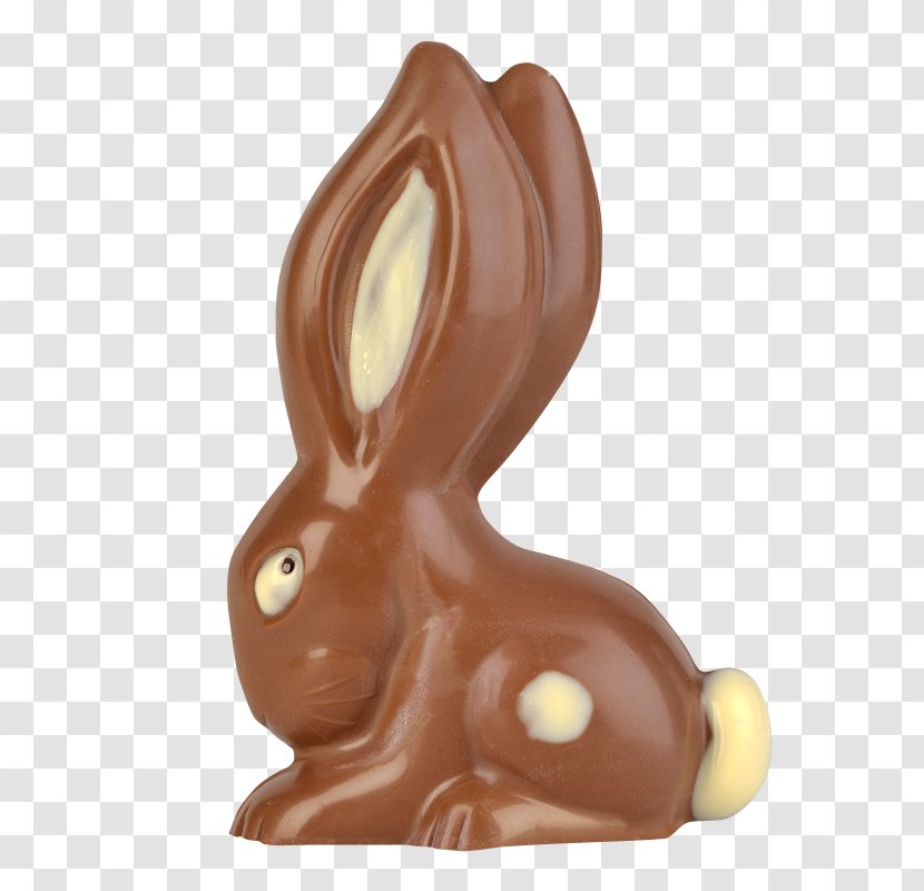 Hare Easter Bunny Rabbit Chocolate - Figurine - Gesehen Transparent PNG