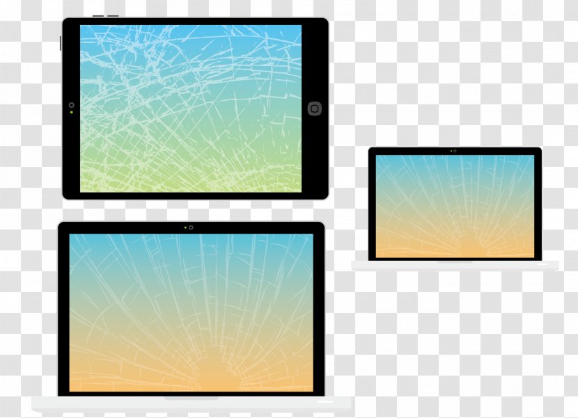 Computer Monitor Tablet - Brand - Vector Material Transparent PNG