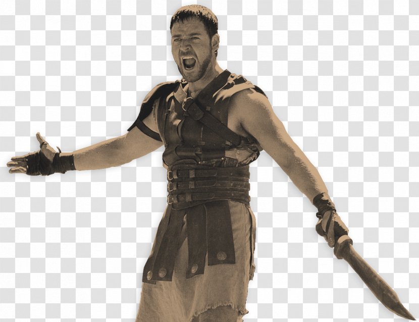 Maximus Actor Divorce Gladiator Auction - Russell Crowe Transparent PNG