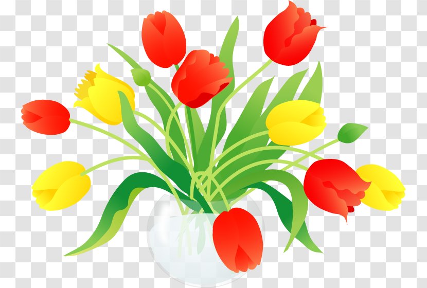 Tulip Cut Flowers Floral Design Transparent PNG