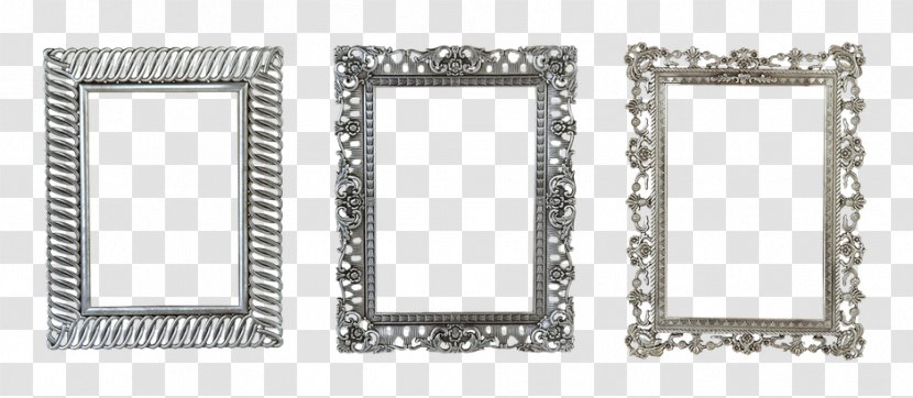 Picture Frames Art Photography - Stock - Silver Frame Transparent PNG
