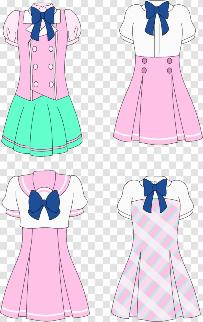 Dress Uniform Art Aikatsu! - Silhouette Transparent PNG