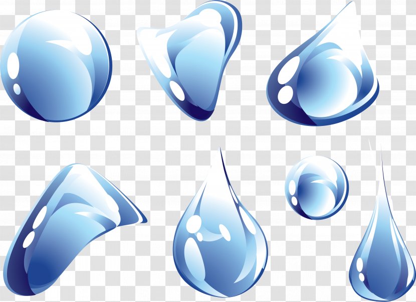 Water Drop Icon - Royalty Free - Drops Image Transparent PNG