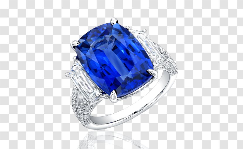 Jewellery Sapphire Gemstone Ring Wedding - Heart Eye Transparent PNG