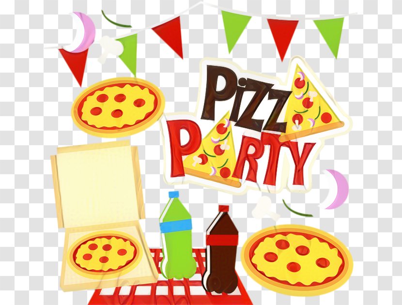 Junk Food Cartoon - Happys Pizza - Side Dish Fast Transparent PNG