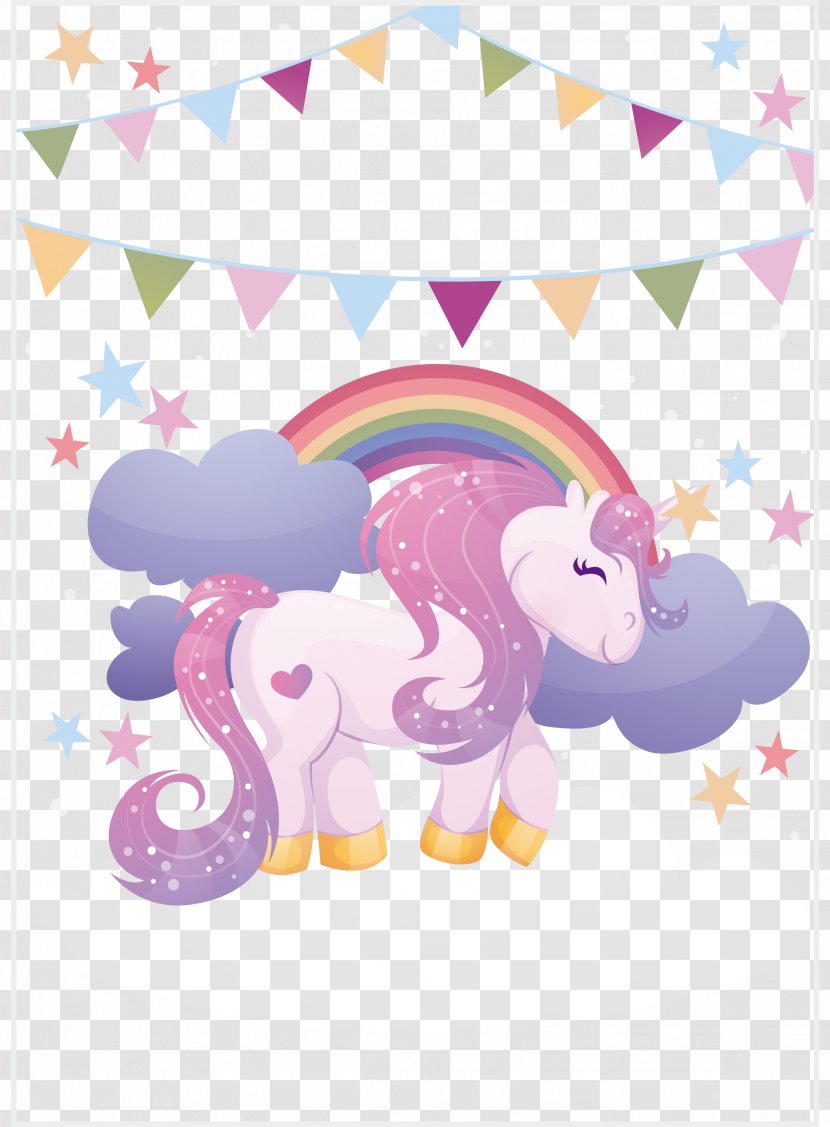 Unicorn Computer File - Pink - Romantic Purple Transparent PNG