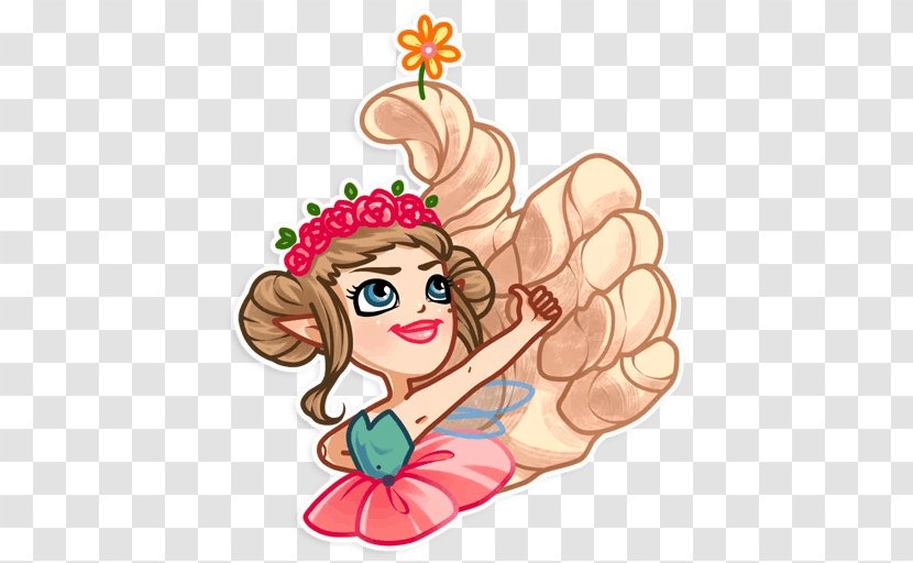 Fairy Sticker Telegram Telegraph Clip Art Transparent PNG