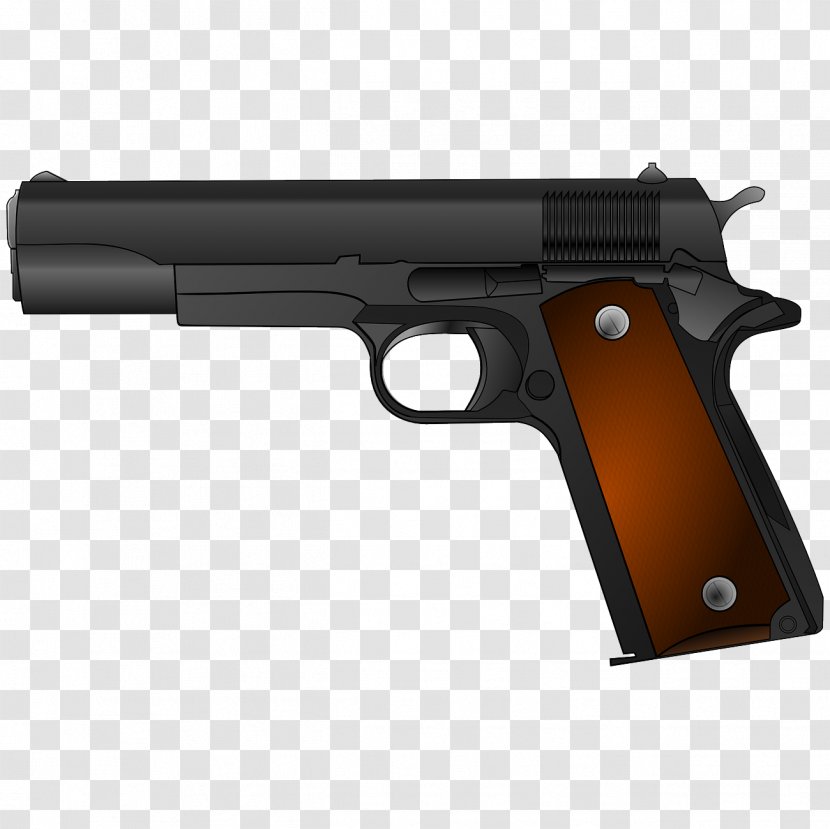 Airsoft Guns M1911 Pistol Firearm Air Gun - Flower - Weapon Transparent PNG