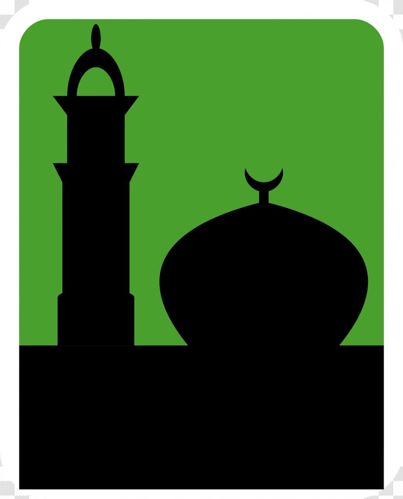 Green Mosque Clip Art Openclipart Free Content - Mecca - Islam Transparent PNG