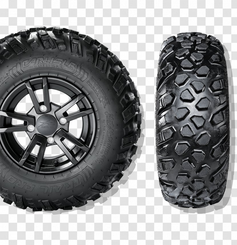 Car Tire Arctic Cat Ply Side By - Synthetic Rubber Transparent PNG