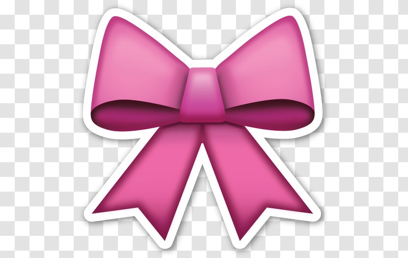 IPhone Emoji Bow And Arrow Sticker - Sms - Ribbon Cutting Transparent PNG