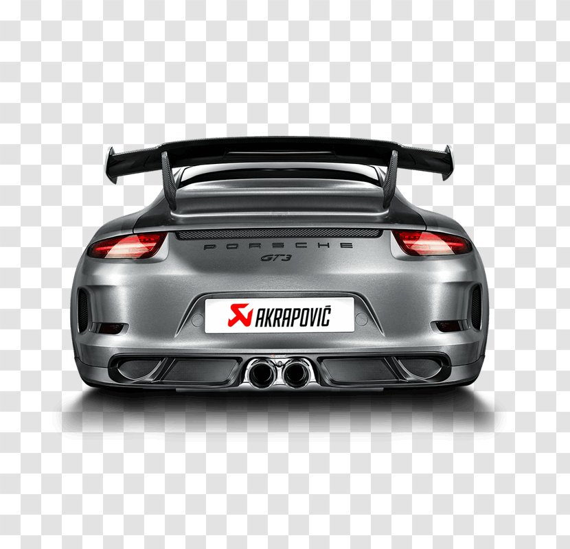 Porsche 911 GT3 R (991) Exhaust System Car Akrapovič - Family Transparent PNG