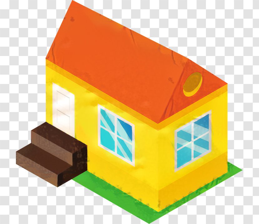 House Clip Art Building Isometric Projection - Educational Toy Transparent PNG