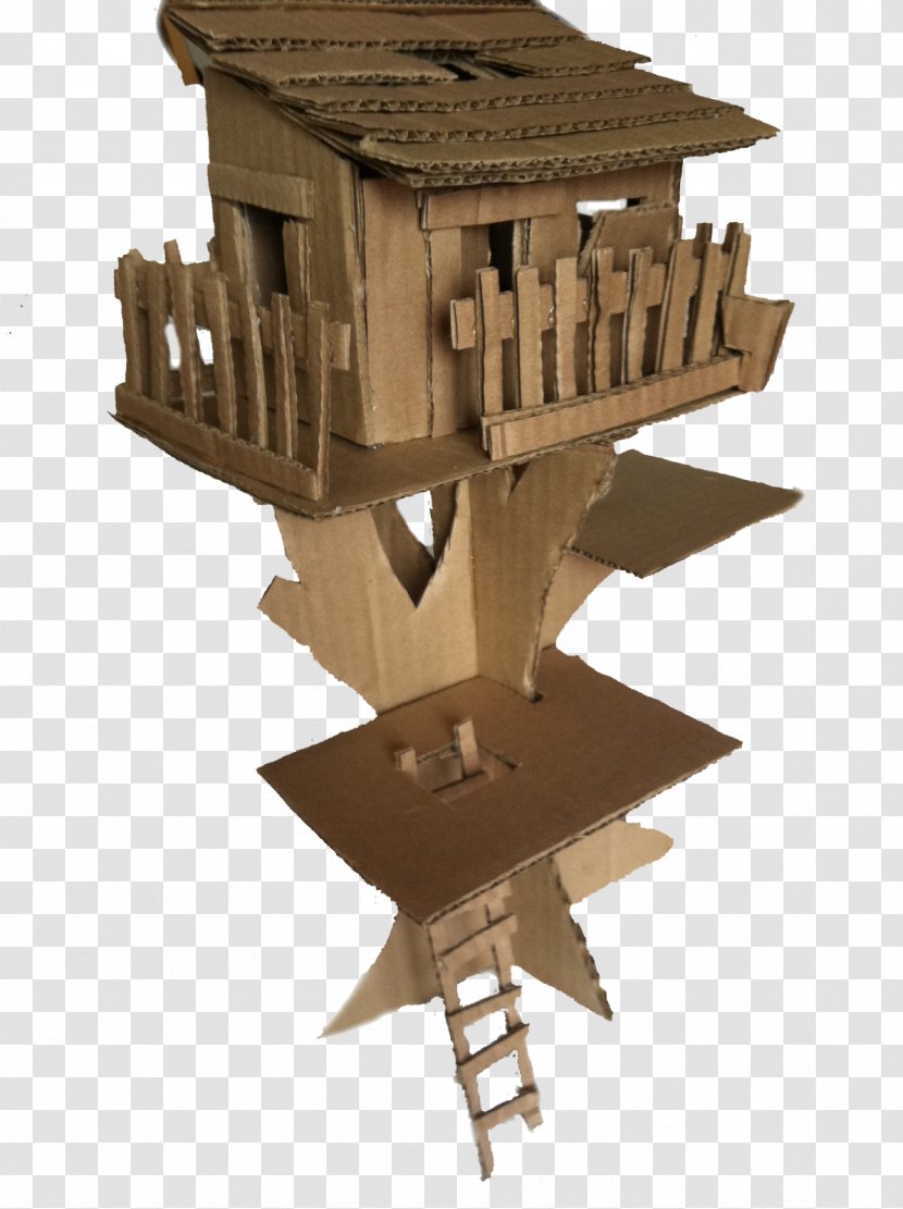 Tree House Cardboard Box Transparent PNG