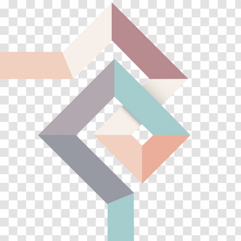 Rhombus Geometry - Template - Abstract Diamond Shaped Picture Material Transparent PNG