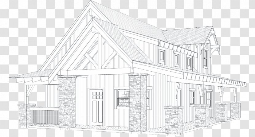 Architecture House Property Sketch - Building Transparent PNG