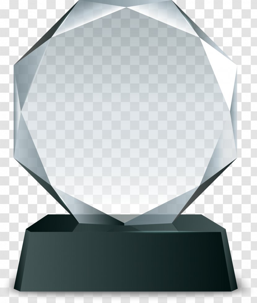Trophy Crystal Euclidean Vector - Material Transparent PNG