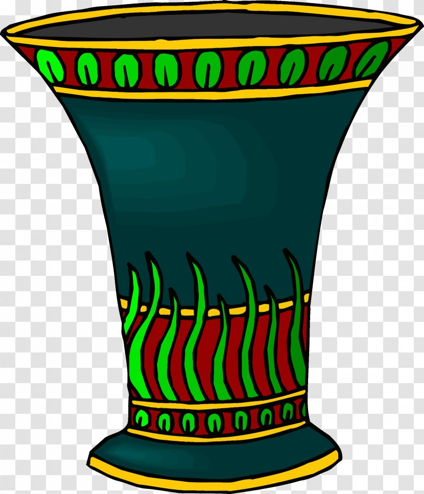 Vase Drawing Clip Art - Green Transparent PNG