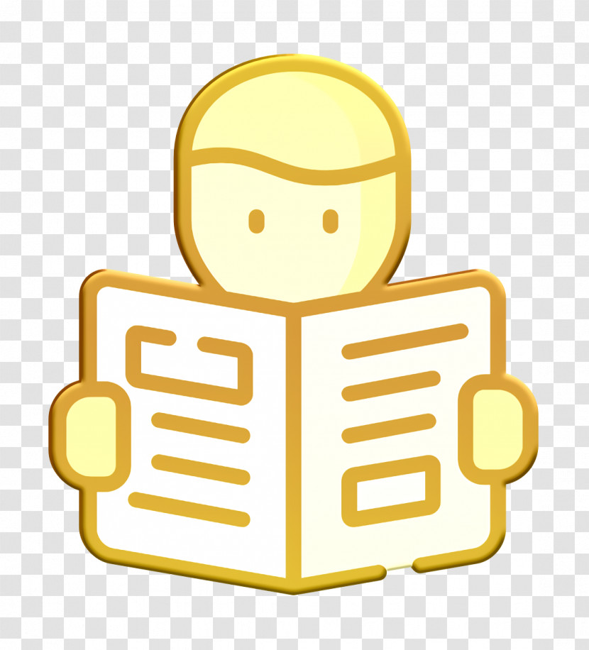 Reader Icon Hobbies And Freetime Icon Reading Icon Transparent PNG