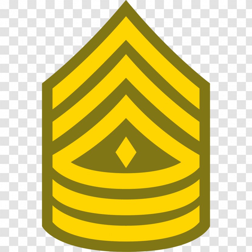 Sergeant Major Of The Army United States Enlisted Rank Insignia - Chevron - Armed Forces Transparent PNG