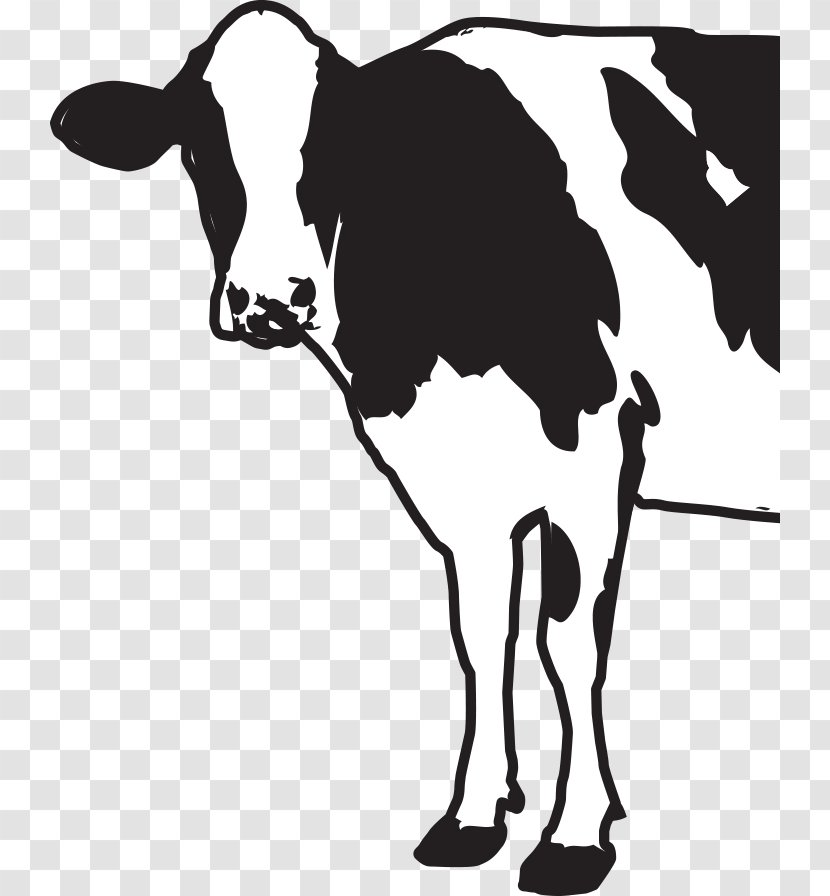 Holstein Friesian Cattle Beef Dairy Farming Cow Hoof - Silhouette - Spoonful Of Sweetness And Other Delicious Manners Transparent PNG