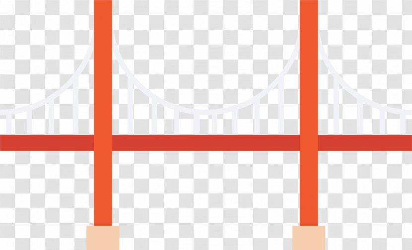 Structure Pattern - Red - Bridge Icon Transparent PNG