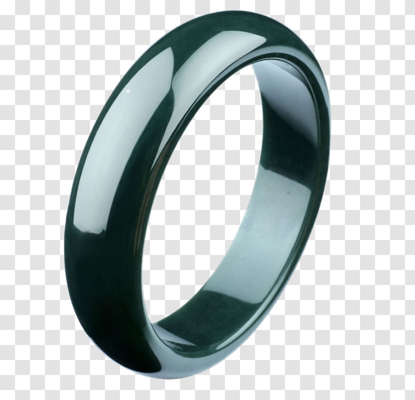 Hotan Jade Ring Bracelet Sapphire - Black Transparent PNG