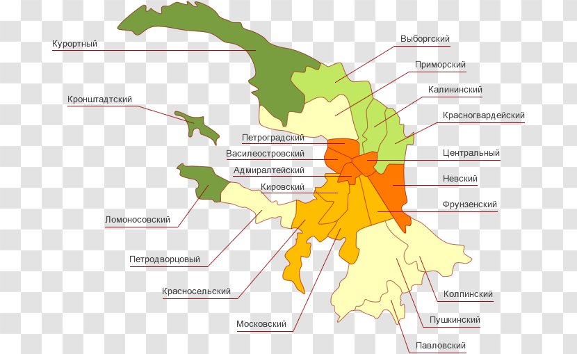 Kalininsky District, Saint Petersburg Rayona Vasileostrovsky District Nevsky Kolpinsky - Apartment - Huxing Map Transparent PNG