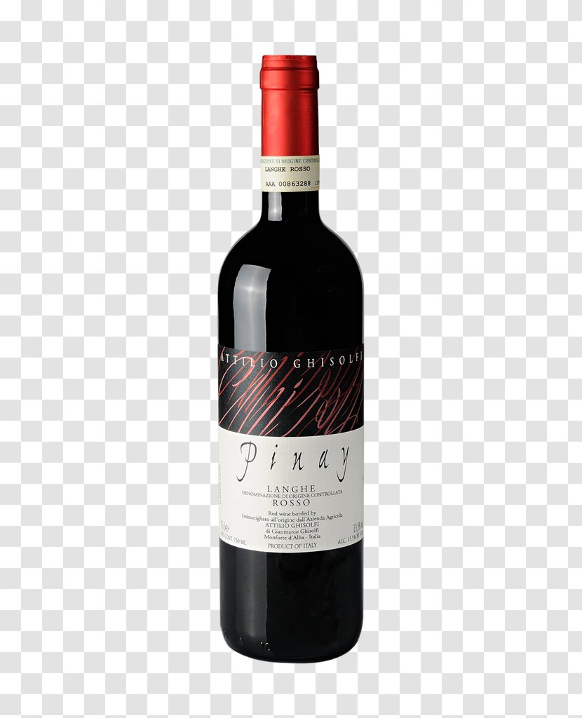Attilio Ghisolfi Wine Barolo DOCG Barbera D'Alba Pinot Noir - Bottle Transparent PNG