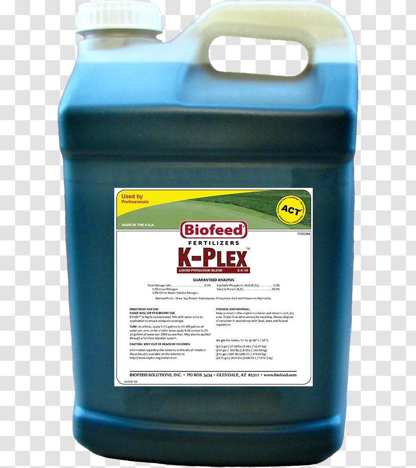 Nutrient Fertilisers Liquid Manganese Potassium - Bottle Feeding Transparent PNG