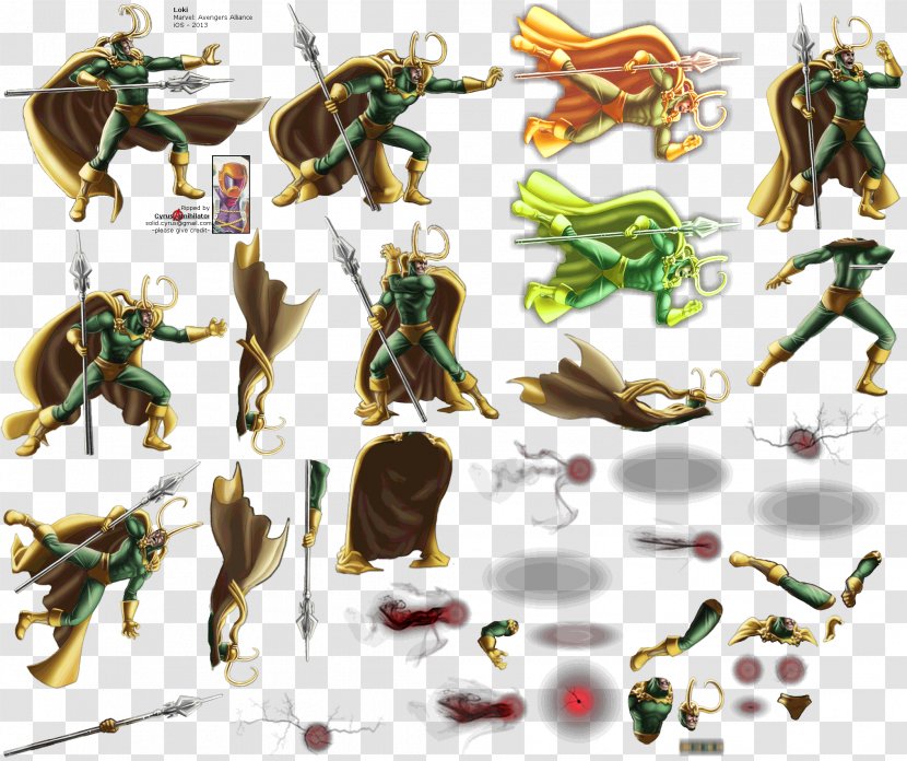 Marvel: Avengers Alliance Loki PlayStation Sprite Video Game - Mega Drive Transparent PNG