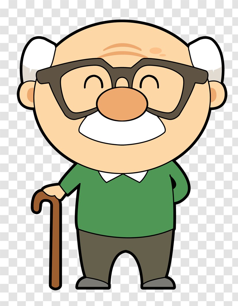 Grandparent Grandfather Grandpa, Grandpa Clip Art - Cartoon Transparent PNG