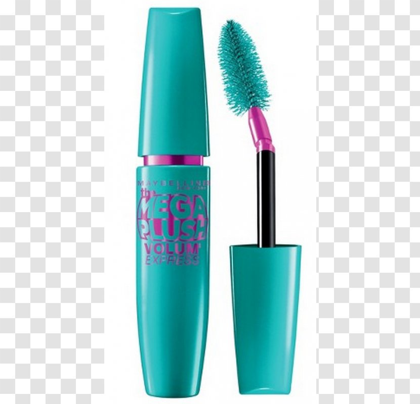 Maybelline Volum' Express The Mega Plush Mascara Cosmetics Lip Balm - Eye Liner - Volum Transparent PNG