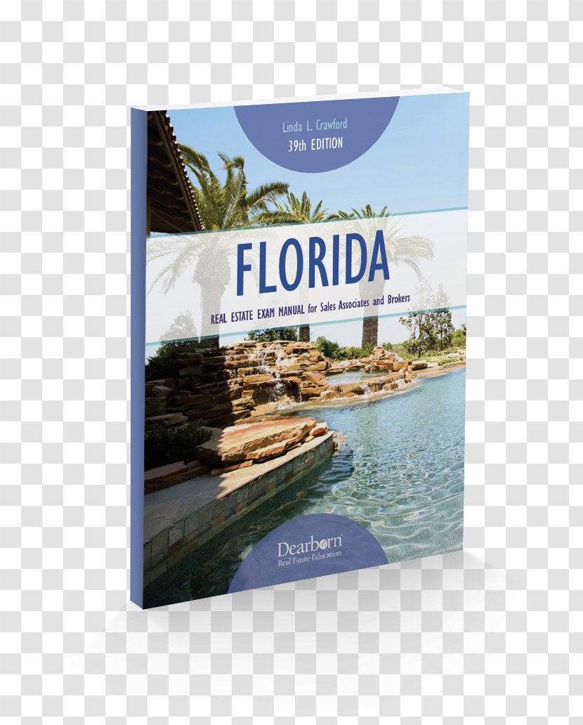 Florida Real Estate Exam Manual For Sales Associates And Brokers 2017 License Property - Water - Book Transparent PNG