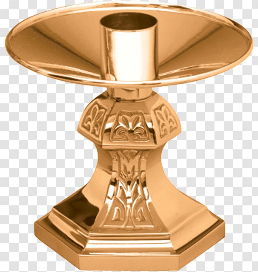 01504 Altar Candlestick Trophy Gold - Religious Supply Center Inc Transparent PNG