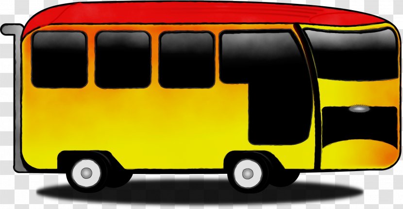 School Bus Cartoon - Van - Travel Transparent PNG