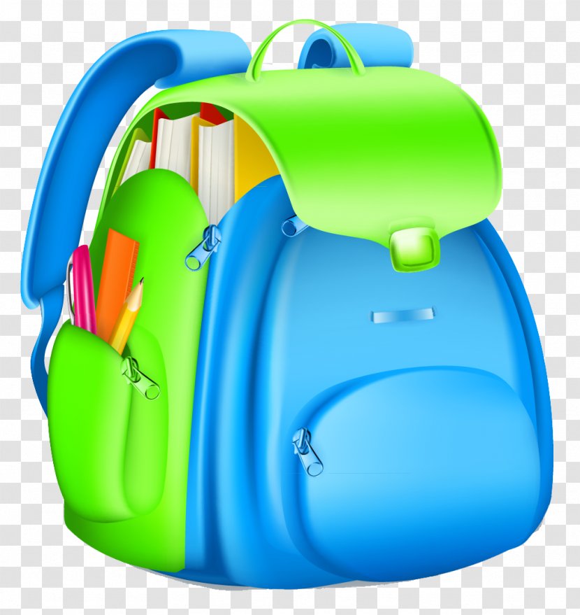 Royalty-free School Clip Art - Green - Bag Vector Transparent PNG