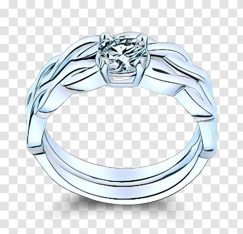 Wedding Ring Silver - Engagement - Mineral Gemstone Transparent PNG