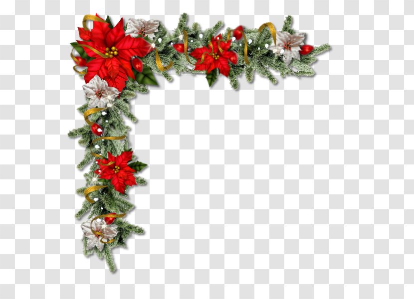 Christmas Ornament Floral Design Poinsettia Designs - Interior - Wreath Transparent PNG
