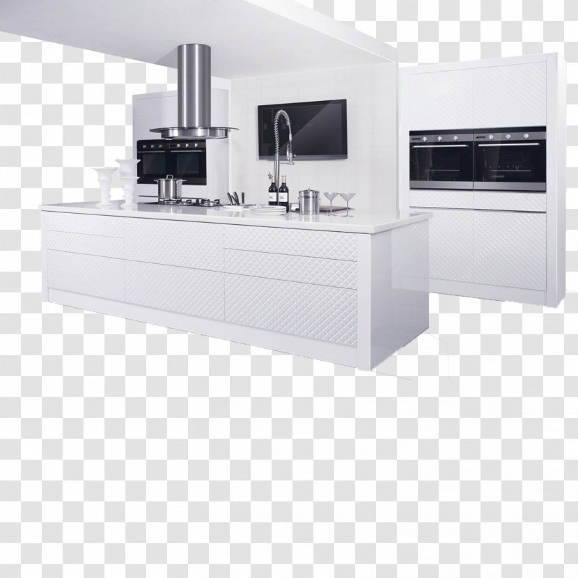 Kitchen Cabinet Cabinetry Furniture - Countertop - White Cabinets Transparent PNG