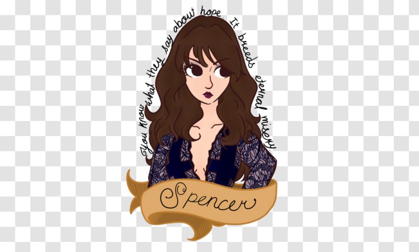 Pretty Little Liars Aria Montgomery Emily Fields Spencer Hastings Alison DiLaurentis - Cartoon Transparent PNG