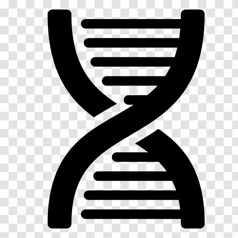 DNA Virus Symbol - Black And White Transparent PNG