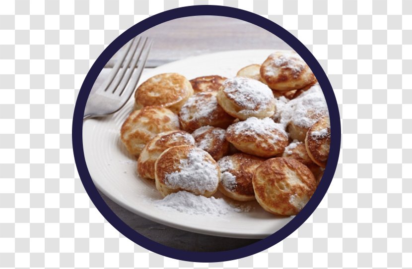 Poffertjes Dutch Cuisine Pancake Ricciarelli Food - Choux Pastry - Festoon Transparent PNG