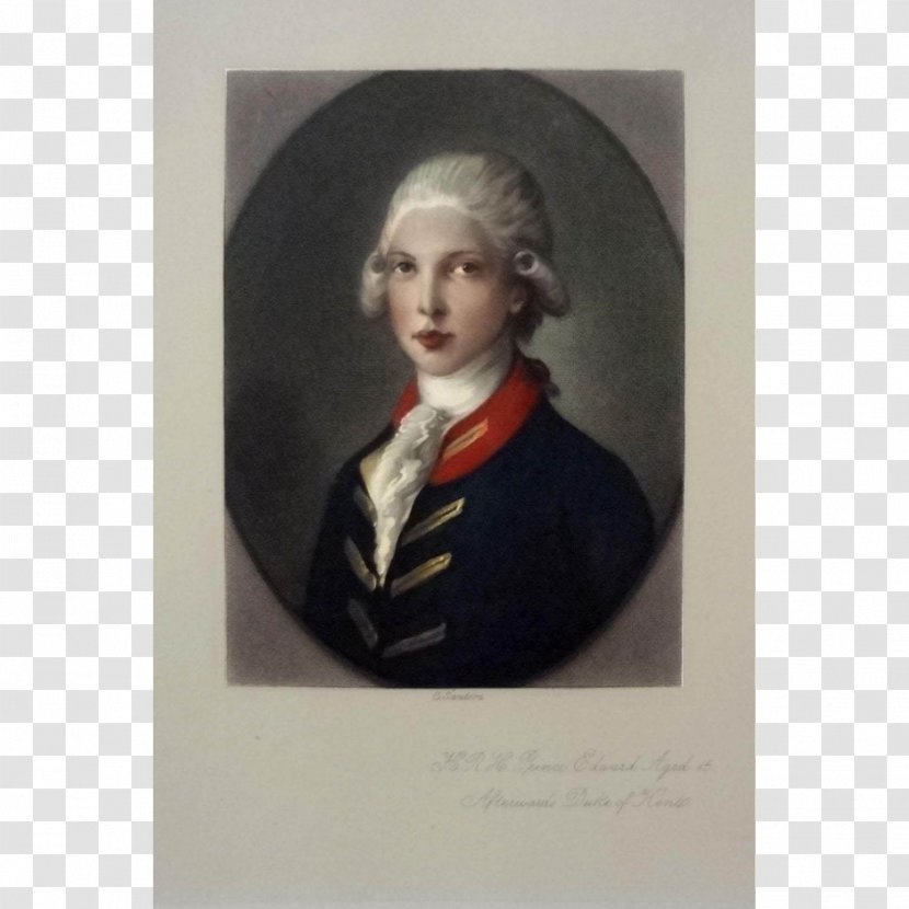 Prince Edward, Later Duke Of Kent (1767-1820) National Portrait Gallery Thomas Gainsborough Henry Graves - George Saunders - Modern Art Transparent PNG