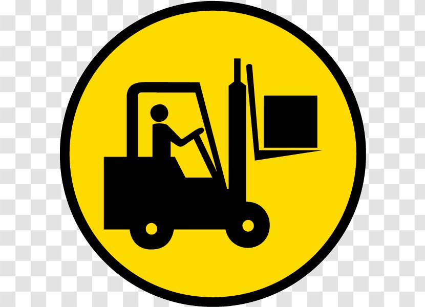 Forklift Safety Warning Label Sticker - Driving - Symbols Transparent PNG