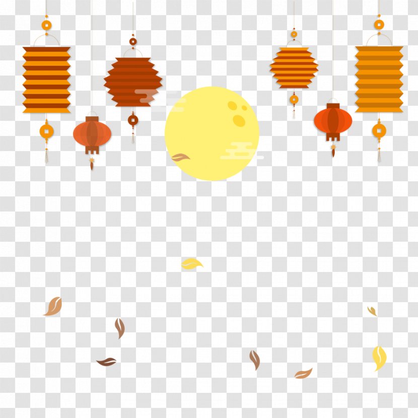 Mooncake Mid-Autumn Festival Lantern - Mid Autumn Material Transparent PNG