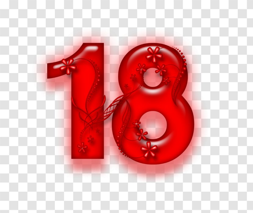 Numerical Digit Birthday Clip Art - Digital Image - Jubileum Transparent PNG